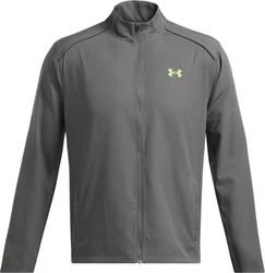 Under Armour Softshelljacke Ua Launch Jacket Hellgrau/Grau/Dunkelgrau/Rot