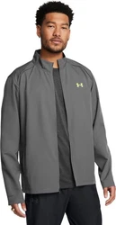 Under Armour Softshelljacke Ua Launch Jacket Hellgrau/Grau/Dunkelgrau/Rot