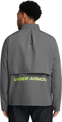 Under Armour Softshelljacke Ua Launch Jacket Hellgrau/Grau/Dunkelgrau/Rot