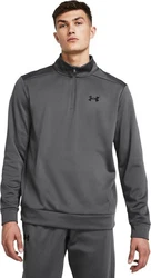 Under Armour Fleecepullover UA ARMOUR FLEECE 1/4 ZIP Grau/Dunkelgrau/Hellgrau/Rot
