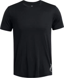 Under Armour T-Shirt Ua Run Anywhere Tee Schwarz/Dunkelgrau/Dunkelblau