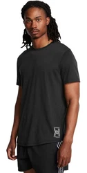 Under Armour T-Shirt Ua Run Anywhere Tee Schwarz/Dunkelgrau/Dunkelblau