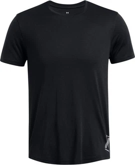 Under Armour T-Shirt Ua Run Anywhere Tee Schwarz/Dunkelgrau/Dunkelblau
