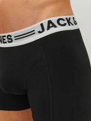 Jack & Jones Unterhemd Sense Trunks 3-Pack 3612 Schwarz (3612)