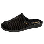Fischer-Markenschuh Frank Pantoffel Schwarz/Lila