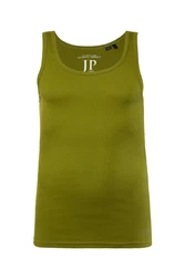 JP1880 Unterhemd Tank Top Rippe Dunkelgrün/Grün