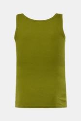 JP1880 Unterhemd Tank Top Rippe Dunkelgrün/Grün