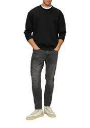 s.Oliver Sweatshirt mit Logo schwarz