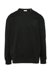 s.Oliver Sweatshirt mit Logo schwarz