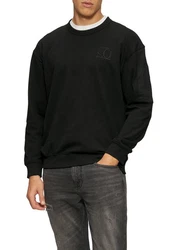 s.Oliver Sweatshirt mit Logo schwarz