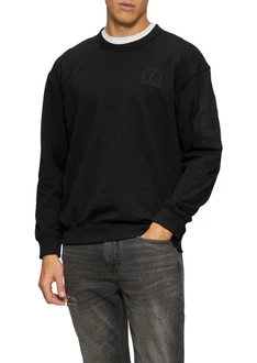 s.Oliver Sweatshirt mit Logo schwarz