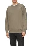 s.Oliver Sweatshirt mit Logo Dunkelgrün/Khaki