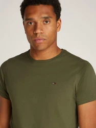 Tommy Jeans T-Shirt Dunkelgrün/Khaki