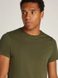 Tommy Jeans T-Shirt Dunkelgrün/Khaki