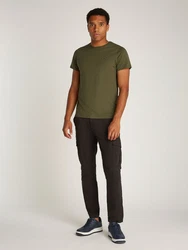 Tommy Jeans T-Shirt Dunkelgrün/Khaki