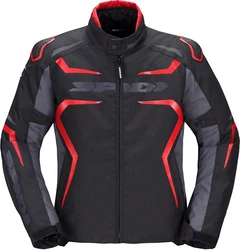 SpiDi Motorradjacke Race-Evo H2Out Rot/Schwarz/Dunkelrot