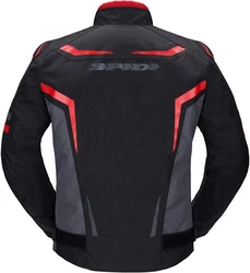 SpiDi Motorradjacke Race-Evo H2Out Rot/Schwarz/Dunkelrot