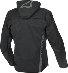 Macna Motorradjacke Riggor Schwarz/Dunkelgrau/Braun/Grau