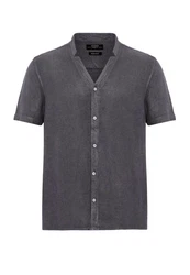 Antioch Blusenshirt Dili Dunkelgrau/Grau/Schwarz