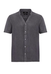 Antioch Blusenshirt Dili Dunkelgrau/Grau/Schwarz