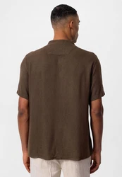 Antioch Blusenshirt Dili Dunkelbraun/Braun/Dunkelgrün/Khaki
