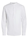Jack & Jones Langarmhemd Weiß/Creme