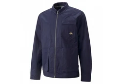 PUMA Canvasjacke Dassler Legacy Jacket Dunkelblau/Hellblau