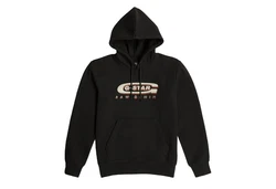 G-STAR Sweatshirt Old Skool Logo ecru / dunkelrot / schwarz