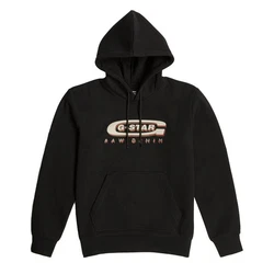 G-STAR Sweatshirt Old Skool Logo ecru / dunkelrot / schwarz