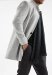 Antioch Wintermantel Mandarin Collar Coat Grau/Dunkelgrau/Hellgrau