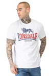 Lonsdale T-Shirt Lion Two Tone Rot/Weiß