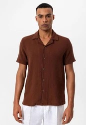 Antioch Blusenshirt Nassau Braun/Dunkelrot/Dunkelbraun