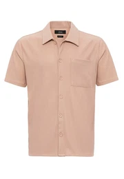 Blusenshirt Hargeisa - Short sleeved - Ribbed - Relax Fit