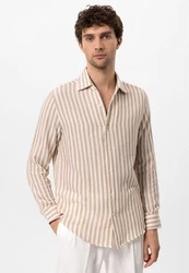 Antioch Blusenshirt Lusaka Rot/Beige/Creme/Braun