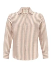 Antioch Blusenshirt Lusaka Rot/Beige/Creme/Braun
