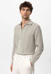 Antioch Blusenshirt Lusaka Creme/Khaki/Beige/Weiß/Grau