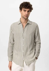 Antioch Blusenshirt Lusaka Creme/Khaki/Beige/Weiß/Grau