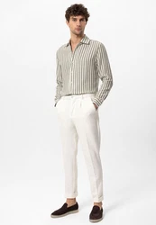 Antioch Blusenshirt Lusaka Creme/Khaki/Beige/Weiß/Grau
