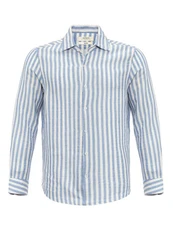 Antioch Blusenshirt Lusaka Blau/Hellblau