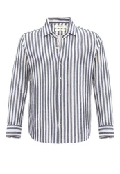Antioch Blusenshirt Lusaka Blau/Hellblau/Grau/Beige/Dunkelblau
