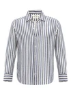 Antioch Blusenshirt Lusaka Blau/Hellblau/Grau/Beige/Dunkelblau
