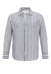 Antioch Blusenshirt Lusaka Blau/Hellblau/Grau/Beige/Dunkelblau