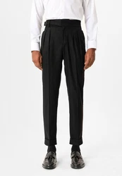 Antioch 7/8-Strandhose Abelard Dunkelgrau/Schwarz/Khaki