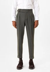 Antioch 7/8-Strandhose Abelard Dunkelgrün/Khaki/Dunkelgrau