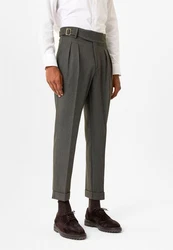 Antioch 7/8-Strandhose Abelard Dunkelgrün/Khaki/Dunkelgrau