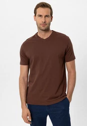 Dandalo Poloshirt FILIP Dunkelbraun/Braun