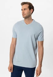 Dandalo Poloshirt FILIP Blau/Hellblau/Grau