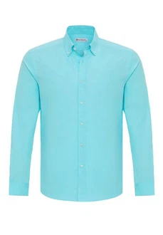 Dandalo Blusenshirt Fred Türkis/Hellblau Dandalo Blusenshirt Fred Türkis/Hellblau