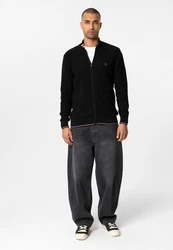 Williot Cardigan GOMERA Schwarz/Rot/Rosa