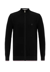 Williot Cardigan GOMERA Schwarz/Rot/Rosa